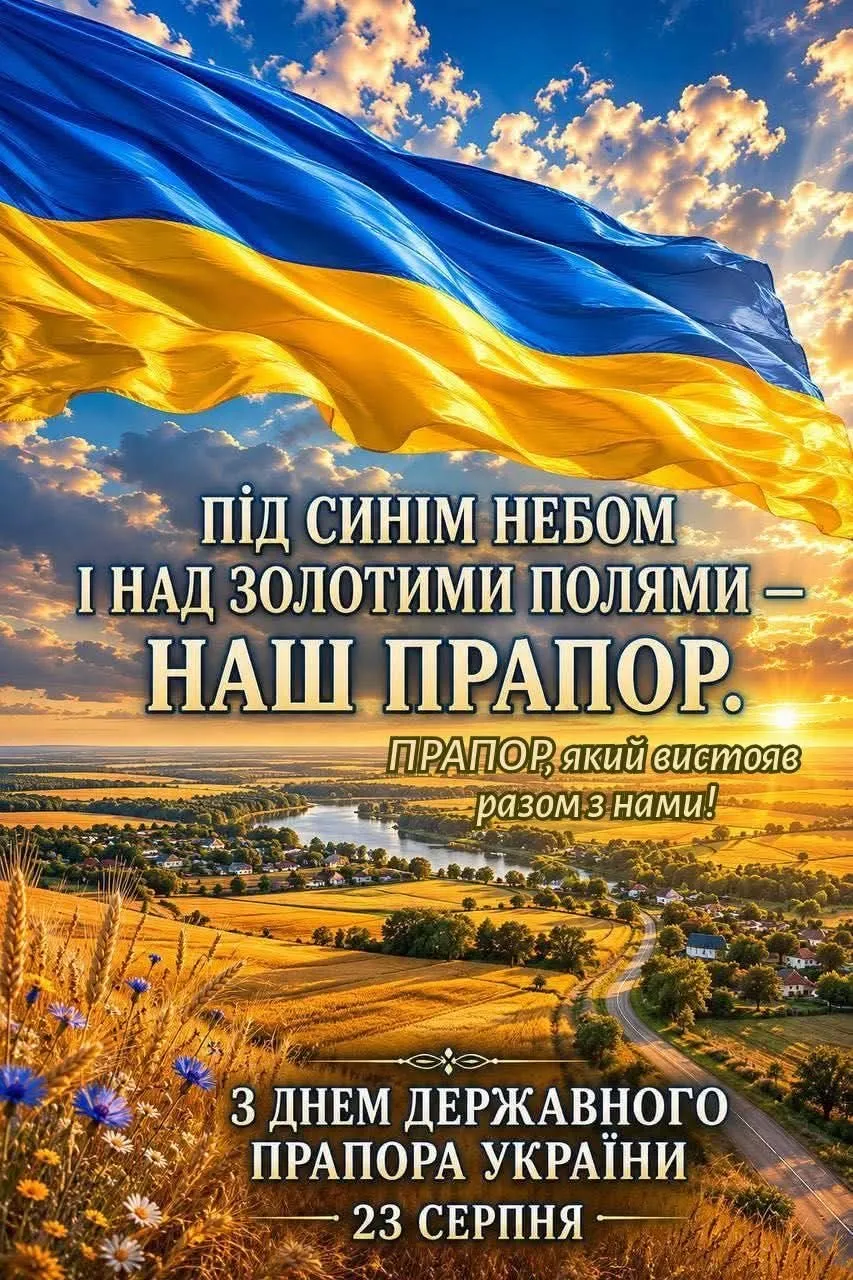 Вітаємо з Днем Державного Прапора України